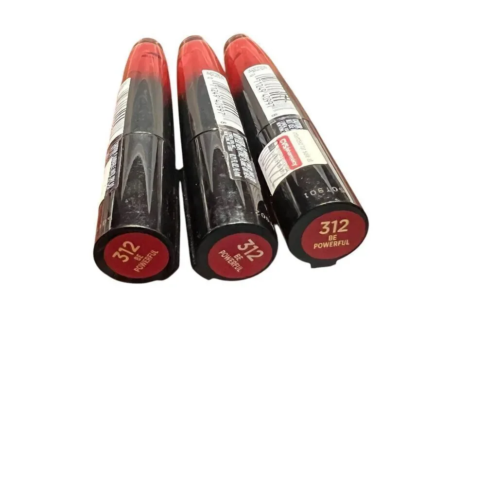 3 L'Oreal Paris Makeup Signature Shiny Lip color #312 Be powerful lipstick